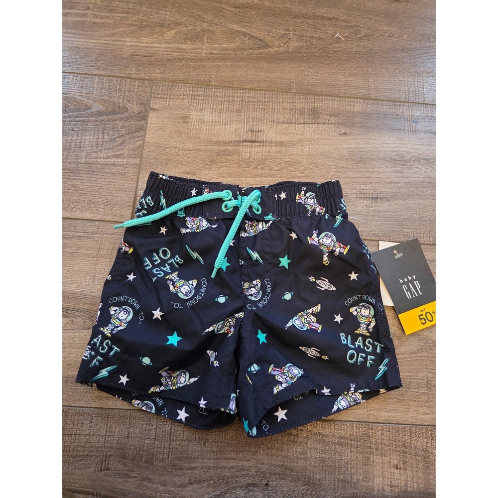 Baby gap swim shorts buzz lightyear 12-18 mos